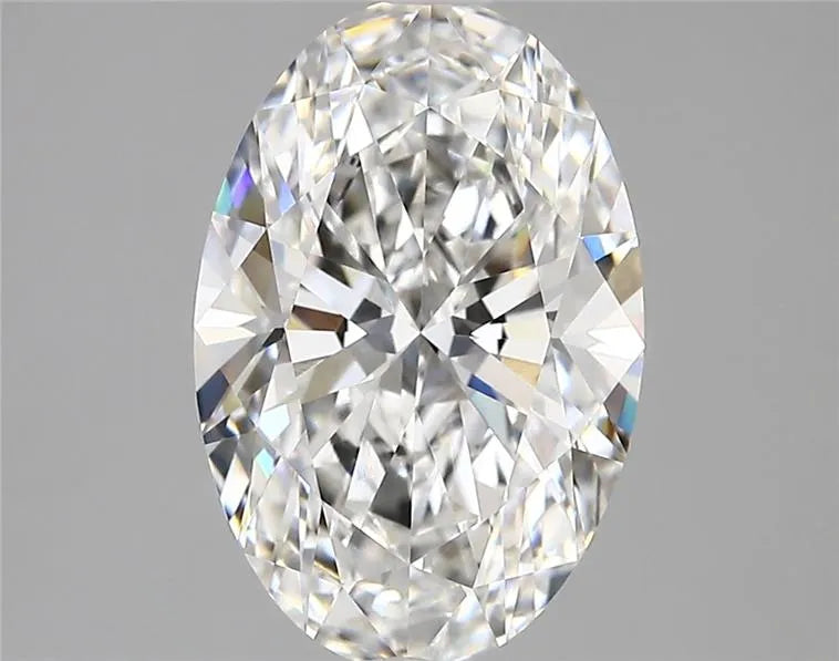 3.41ct Oval Lab Grown Diamond (Colour E, Clarity VVS1, IGI Certified)