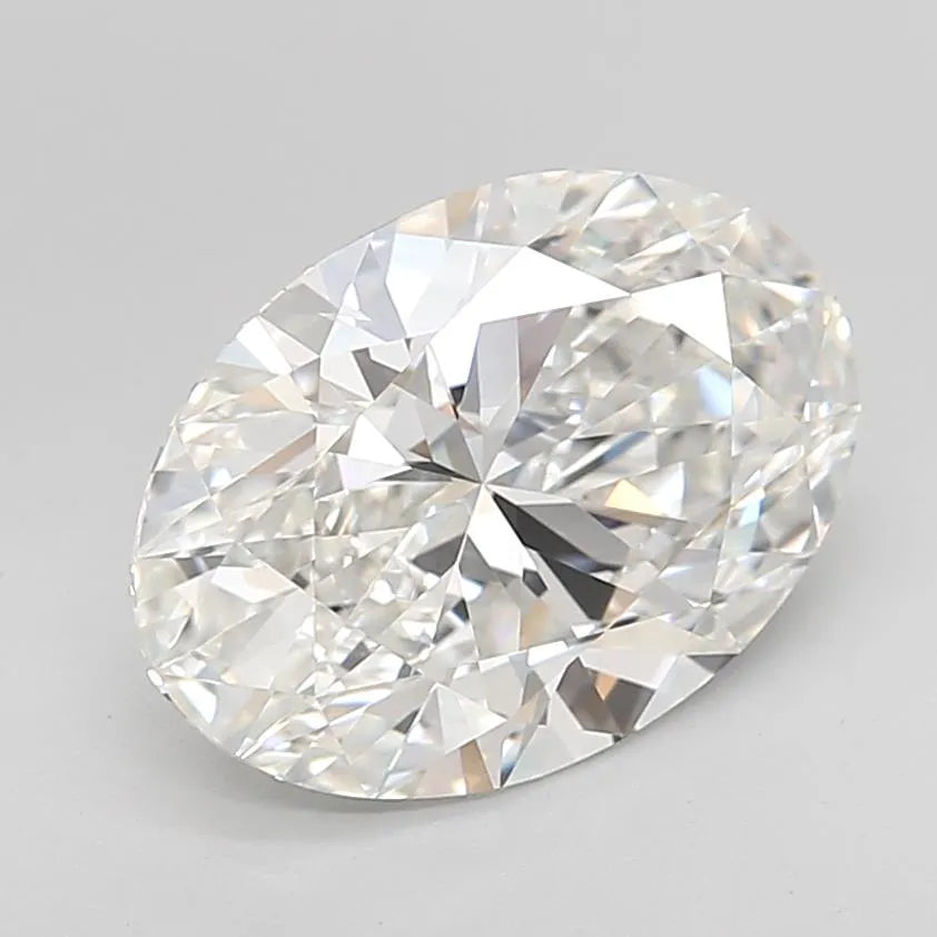 3.41ct Oval Lab Grown Diamond (Colour F, Clarity VVS1, Cut EX, IGI Certified)
