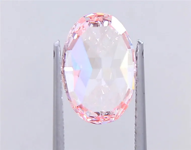 3.41ct Oval Lab Grown Diamond (Colour Fancy Intense Pink, Clarity VS1, IGI Certified)