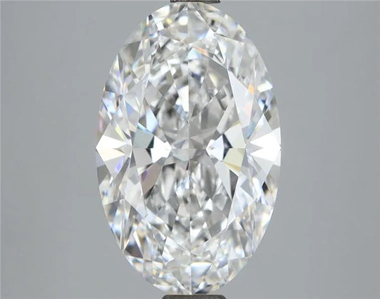 3.42ct Oval Lab Grown Diamond (Colour D, Clarity VVS2, IGI Certified)