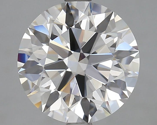 3.42ct Round Lab Grown Diamond (Colour D, Clarity IF, Cut ID, IGI Certified)