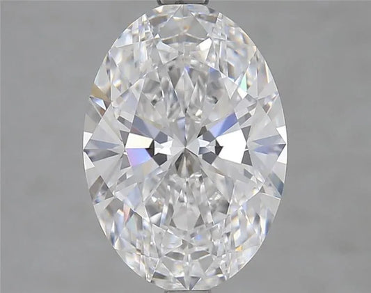 3.43ct Oval Lab Grown Diamond (Colour D, Clarity VVS2, GIA Certified)