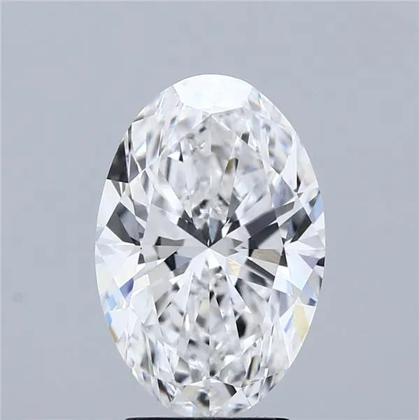 3.43ct Oval Lab Grown Diamond (Colour D, Clarity VVS2, IGI Certified)