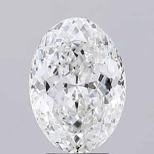 3.43ct Oval Lab Grown Diamond (Colour E, Clarity VVS2, IGI Certified)