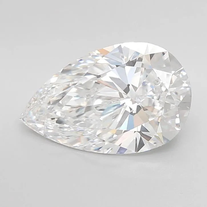 3.43ct Pear Lab Grown Diamond (Colour D, Clarity VVS1, IGI Certified)