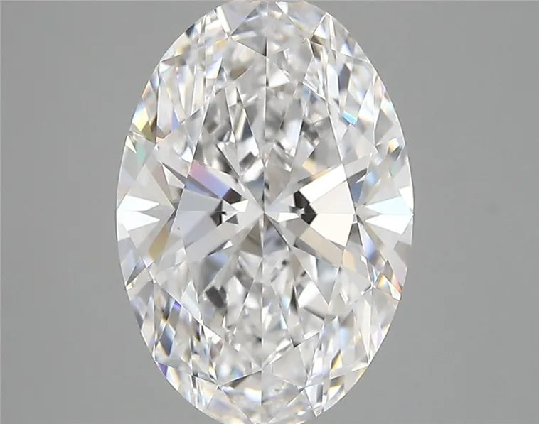 3.44ct Oval Lab Grown Diamond (Colour D, Clarity FL, IGI Certified)