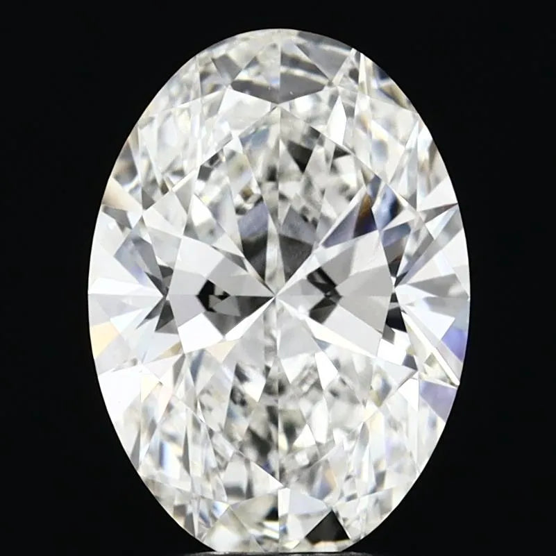 3.44ct Oval Lab Grown Diamond (Colour F, Clarity VVS2, IGI Certified)