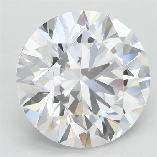 3.44ct Round Lab Grown Diamond (Colour D, Clarity IF, Cut ID, IGI Certified)