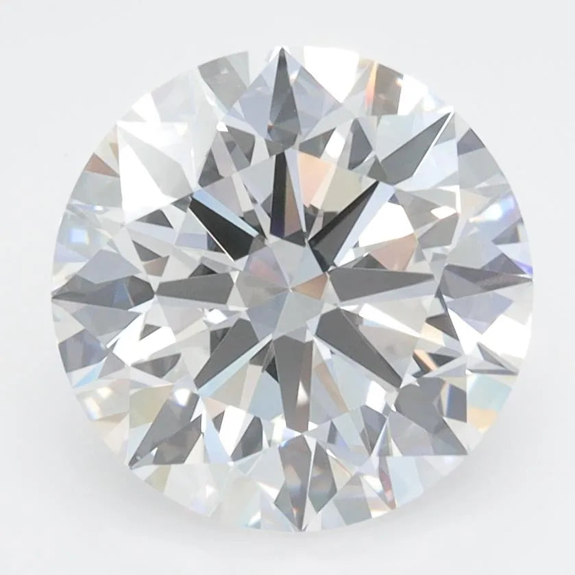 3.44ct Round Lab Grown Diamond (Colour E, Clarity VVS1, Cut EX, GIA Certified)