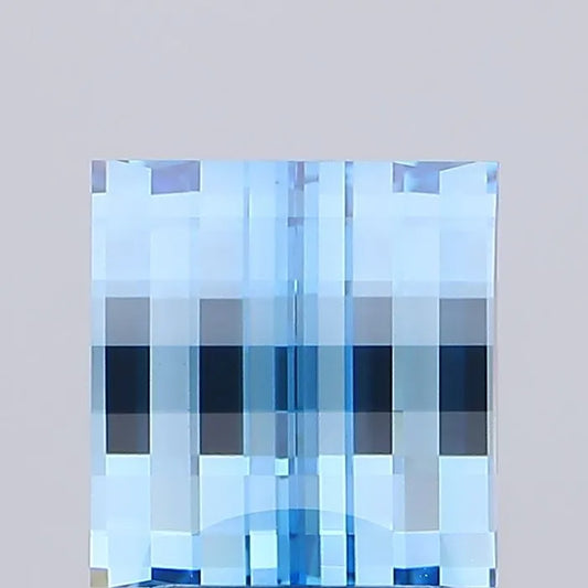 3.44ct Square radiant Lab Grown Diamond (Colour Fancy Vivid Blue, Clarity VVS2, IGI Certified)