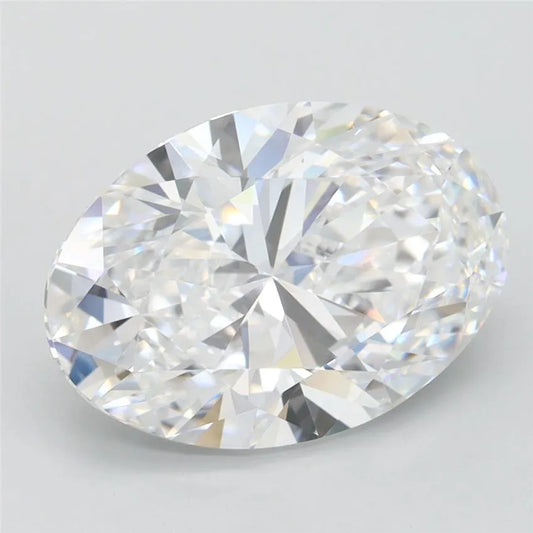 3.45ct Oval Lab Grown Diamond (Colour D, Clarity IF, IGI Certified)