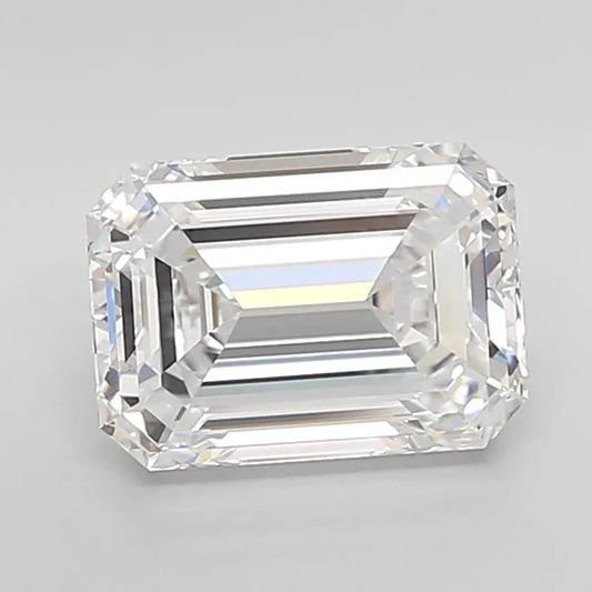 3.46ct Emerald Lab Grown Diamond (Colour D, Clarity IF, Cut EX, IGI Certified)
