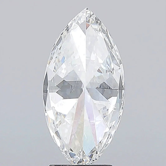 3.46ct Marquise Lab Grown Diamond (Colour F, Clarity VVS2, IGI Certified)