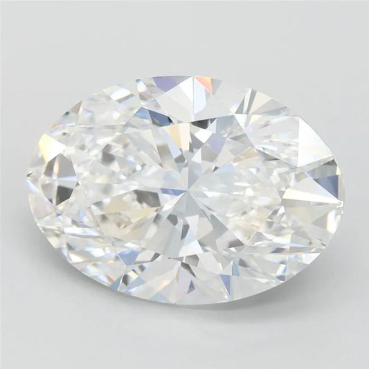 3.46ct Oval Lab Grown Diamond (Colour D, Clarity IF, IGI Certified)
