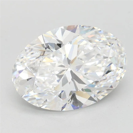3.46ct Oval Lab Grown Diamond (Colour D, Clarity IF, IGI Certified)