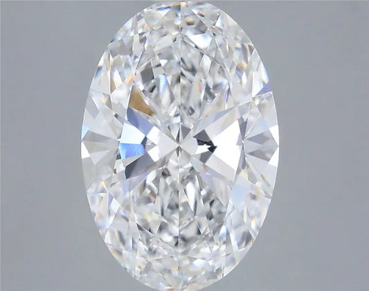 3.46ct Oval Lab Grown Diamond (Colour D, Clarity VVS2, IGI Certified)
