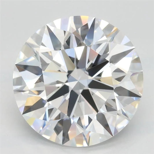 3.46ct Round Lab Grown Diamond (Colour D, Clarity IF, Cut ID, IGI Certified)