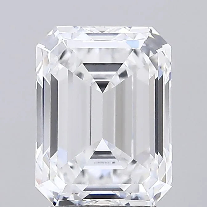 3.47ct Emerald Lab Grown Diamond (Colour D, Clarity VVS2, IGI Certified)