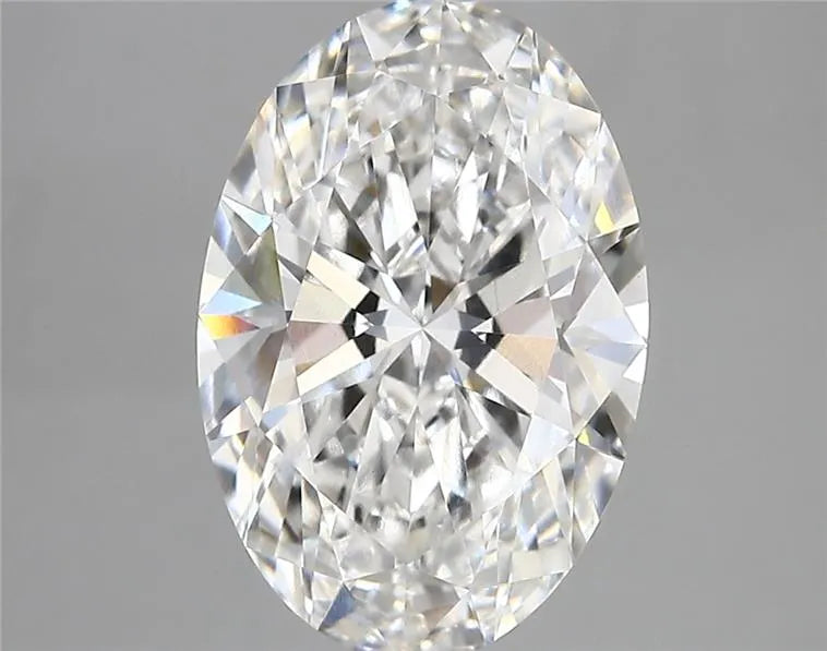 3.47ct Oval Lab Grown Diamond (Colour E, Clarity VVS2, IGI Certified)