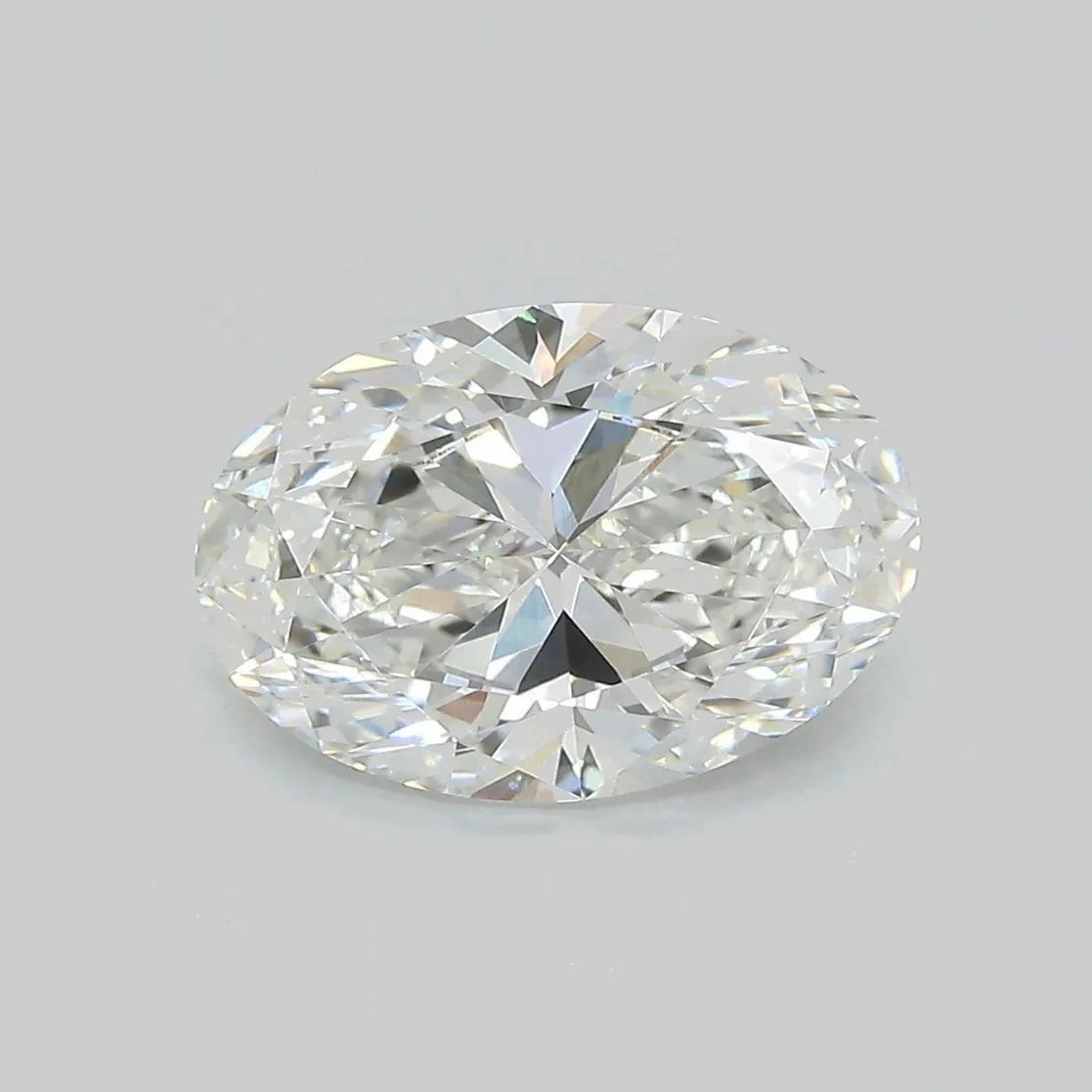 3.47ct Oval Lab Grown Diamond (Colour F, Clarity VVS2, IGI Certified)