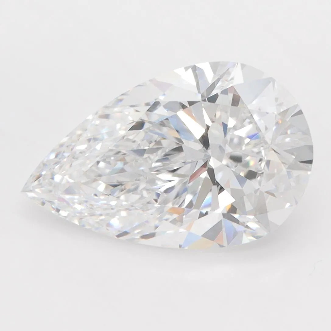 3.47ct Pear Lab Grown Diamond (Colour D, Clarity VVS1, GIA Certified)