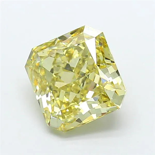 3.47ct Radiant Lab Grown Diamond (Colour Fancy Intense Yellow, Clarity VVS2, IGI Certified)