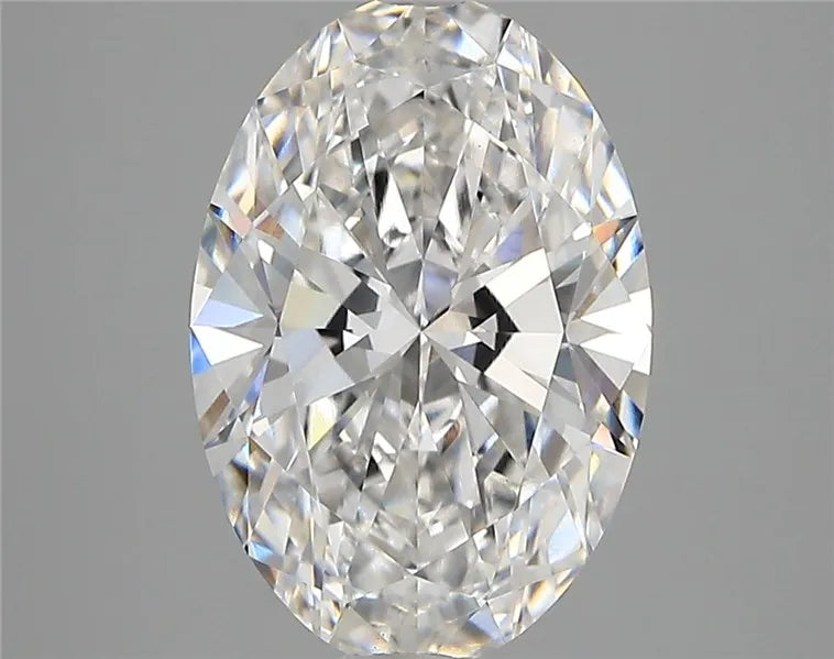 3.48ct Oval Lab Grown Diamond (Colour E, Clarity VVS2, IGI Certified)