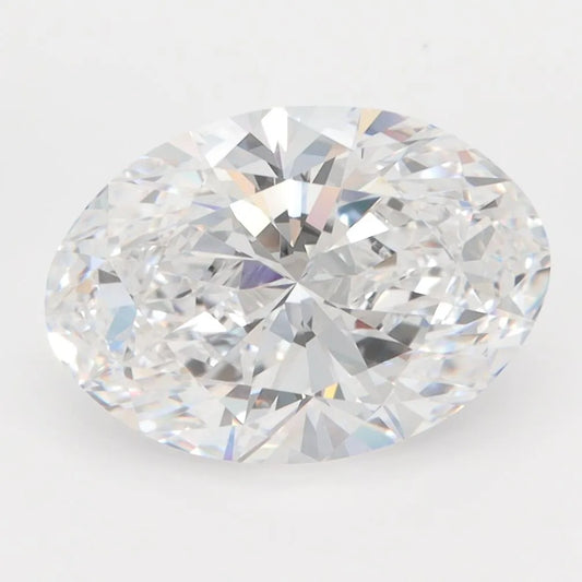 3.49ct Oval Lab Grown Diamond (Colour D, Clarity IF, IGI Certified)