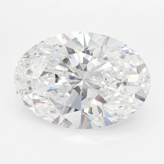 3.49ct Oval Lab Grown Diamond (Colour D, Clarity IF, IGI Certified)