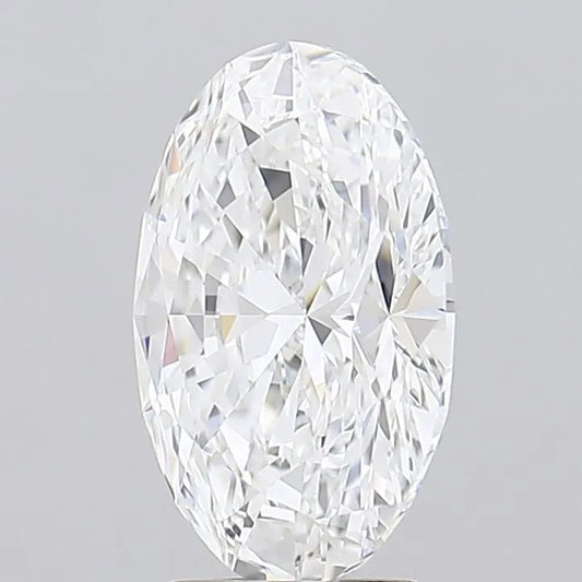3.49ct Oval Lab Grown Diamond (Colour D, Clarity IF, IGI Certified)