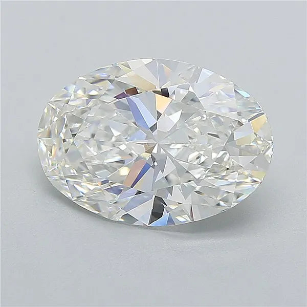 3.49ct Oval Lab Grown Diamond (Colour G, Clarity VVS2, IGI Certified)