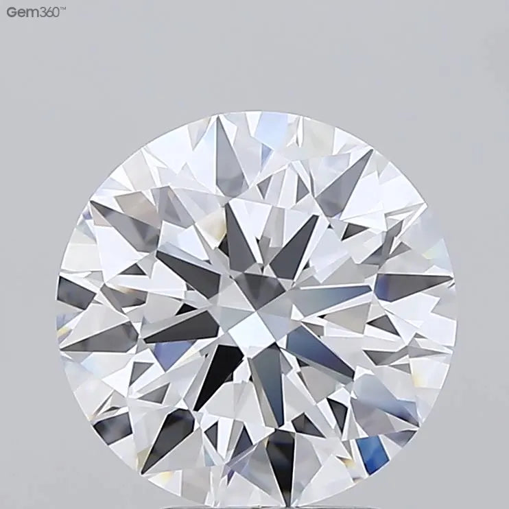 3.49ct Round Lab Grown Diamond (Colour E, Clarity VVS2, Cut ID, IGI Certified)
