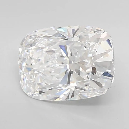 3.50ct Cushion modified Lab Grown Diamond (Colour D, Clarity IF, Cut EX, IGI Certified)