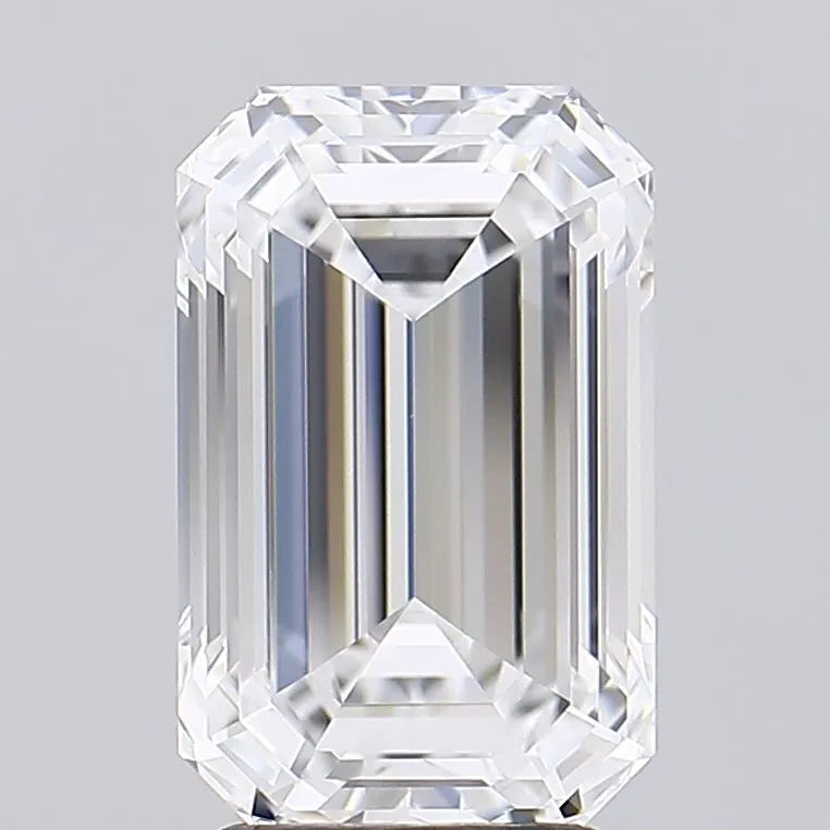 3.50ct Emerald Lab Grown Diamond (Colour D, Clarity FL, Cut EX, IGI Certified)