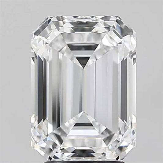 3.50ct Emerald Lab Grown Diamond (Colour D, Clarity IF, IGI Certified)