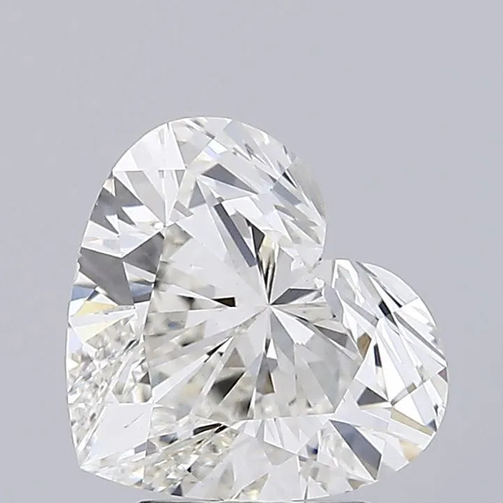 3.50ct Heart Lab Grown Diamond (Colour H, Clarity VS2, IGI Certified)