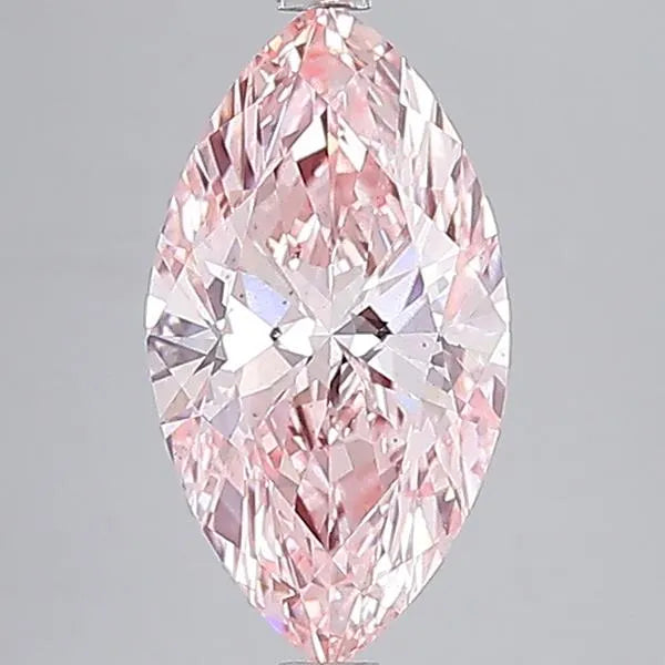 3.50ct Marquise Lab Grown Diamond (Colour Fancy Vivid Pink, Clarity VS2, IGI Certified)