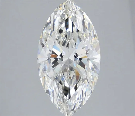 3.50ct Marquise Lab Grown Diamond (Colour G, Clarity VVS2, IGI Certified)