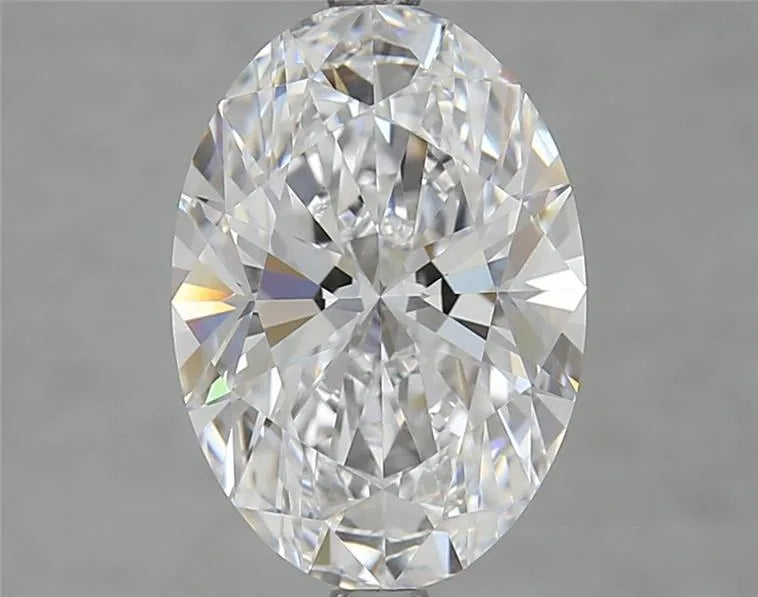 3.50ct Oval Lab Grown Diamond (Colour D, Clarity FL, Cut EX, IGI Certified)