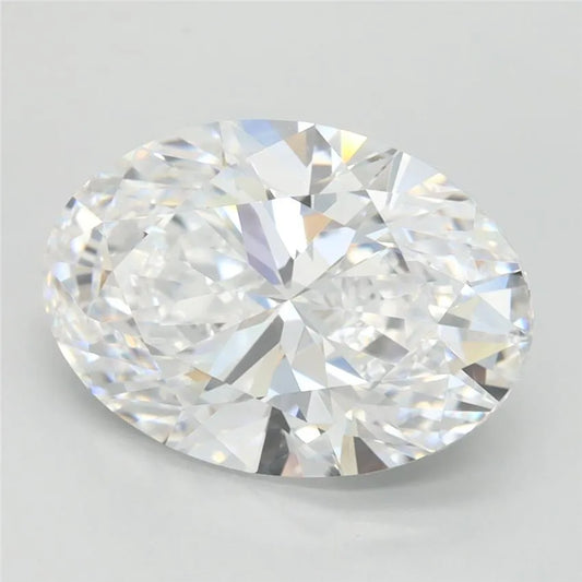 3.50ct Oval Lab Grown Diamond (Colour D, Clarity FL, IGI Certified)