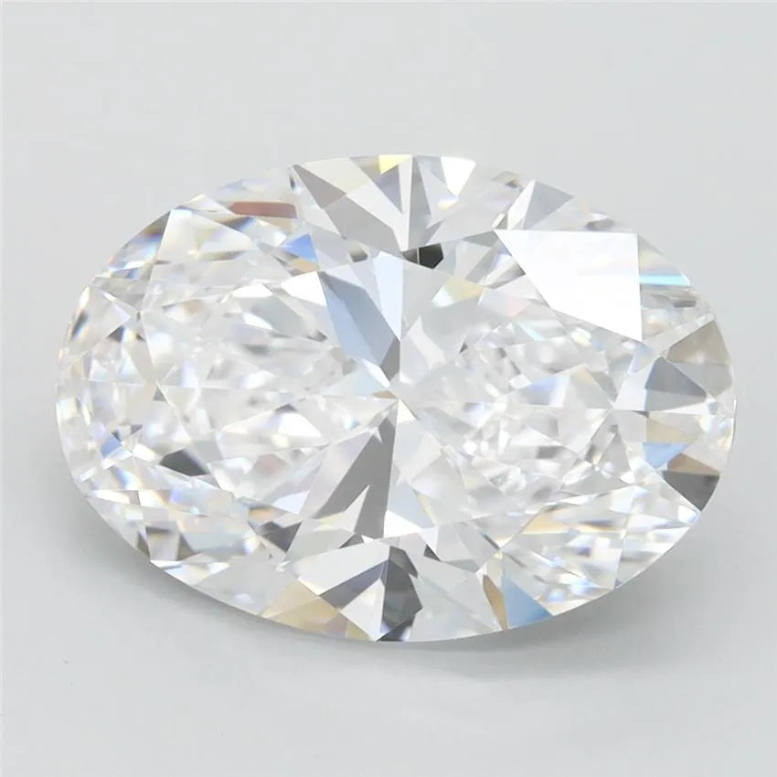 3.50ct Oval Lab Grown Diamond (Colour D, Clarity IF, Cut EX, IGI Certified)