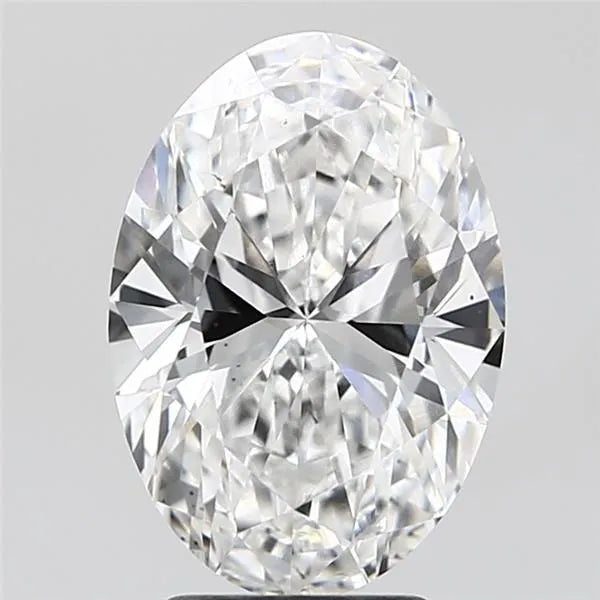 3.50ct Oval Lab Grown Diamond (Colour D, Clarity VS2, IGI Certified)