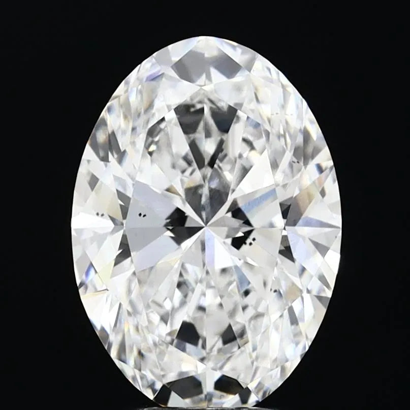 3.50ct Oval Lab Grown Diamond (Colour D, Clarity VS2, IGI Certified)