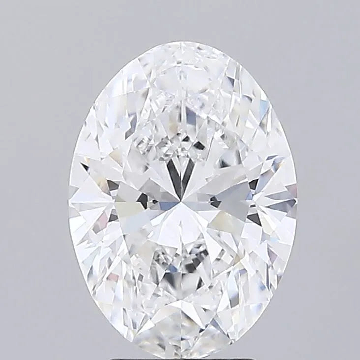 3.50ct Oval Lab Grown Diamond (Colour D, Clarity VVS1, IGI Certified)
