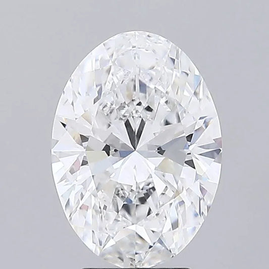 3.50ct Oval Lab Grown Diamond (Colour D, Clarity VVS1, IGI Certified)