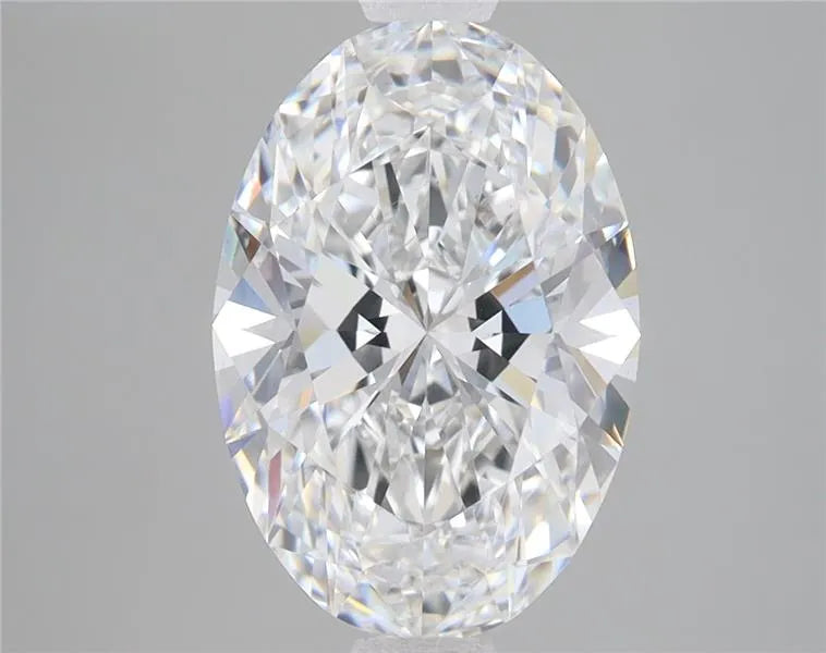 3.50ct Oval Lab Grown Diamond (Colour D, Clarity VVS2, IGI Certified)