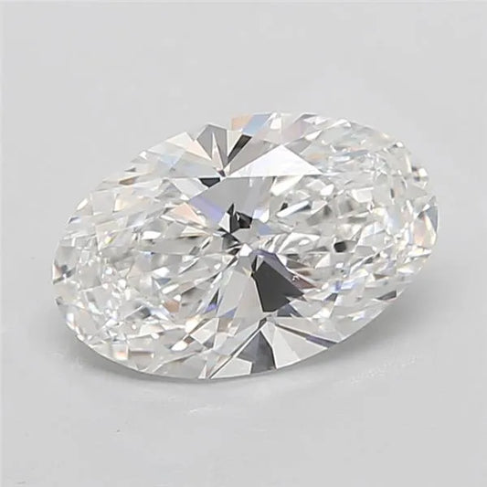 3.50ct Oval Lab Grown Diamond (Colour E, Clarity IF, IGI Certified)