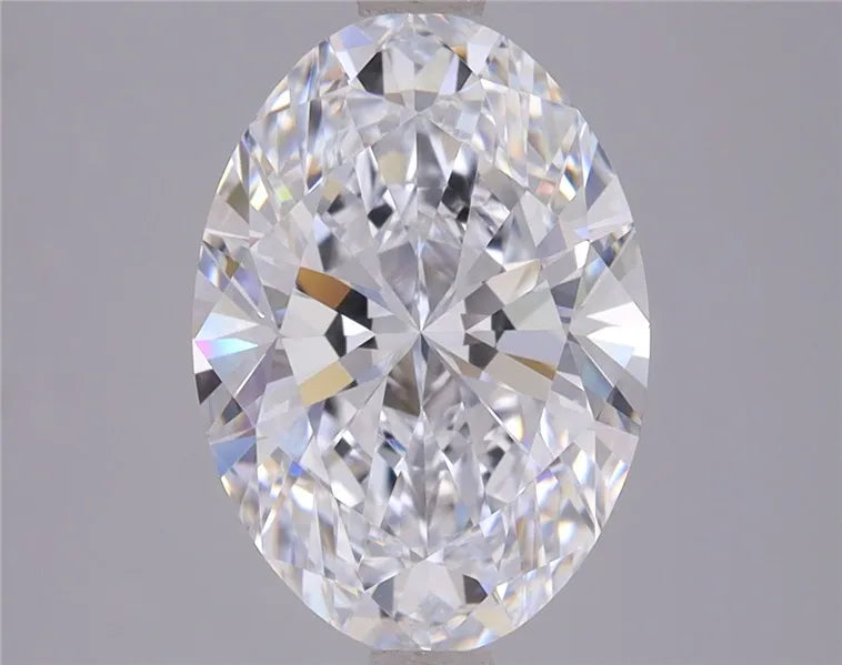 3.50ct Oval Lab Grown Diamond (Colour E, Clarity IF, IGI Certified)