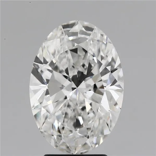 3.50ct Oval Lab Grown Diamond (Colour E, Clarity VS1, IGI Certified)