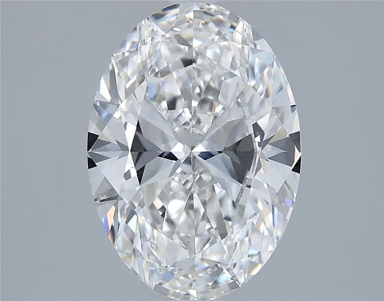 3.50ct Oval Lab Grown Diamond (Colour E, Clarity VS1, IGI Certified)